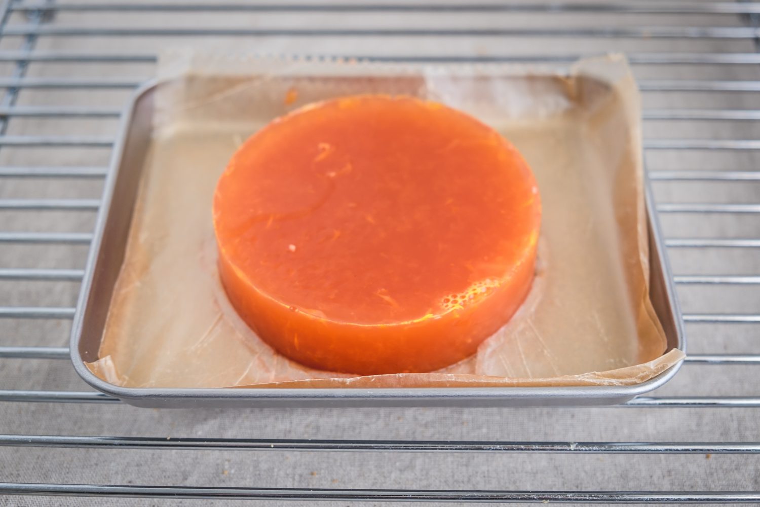 有機ブラッドオレンジのブランマンジェ ケーキ Veggit Rabbit S ヴィーガン スイーツ レシピ お知らせ 有機野菜 ビオ マルシェの宅配