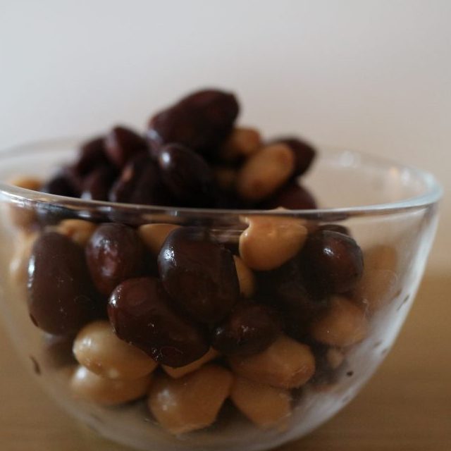 有機3種の蒸しミックス豆