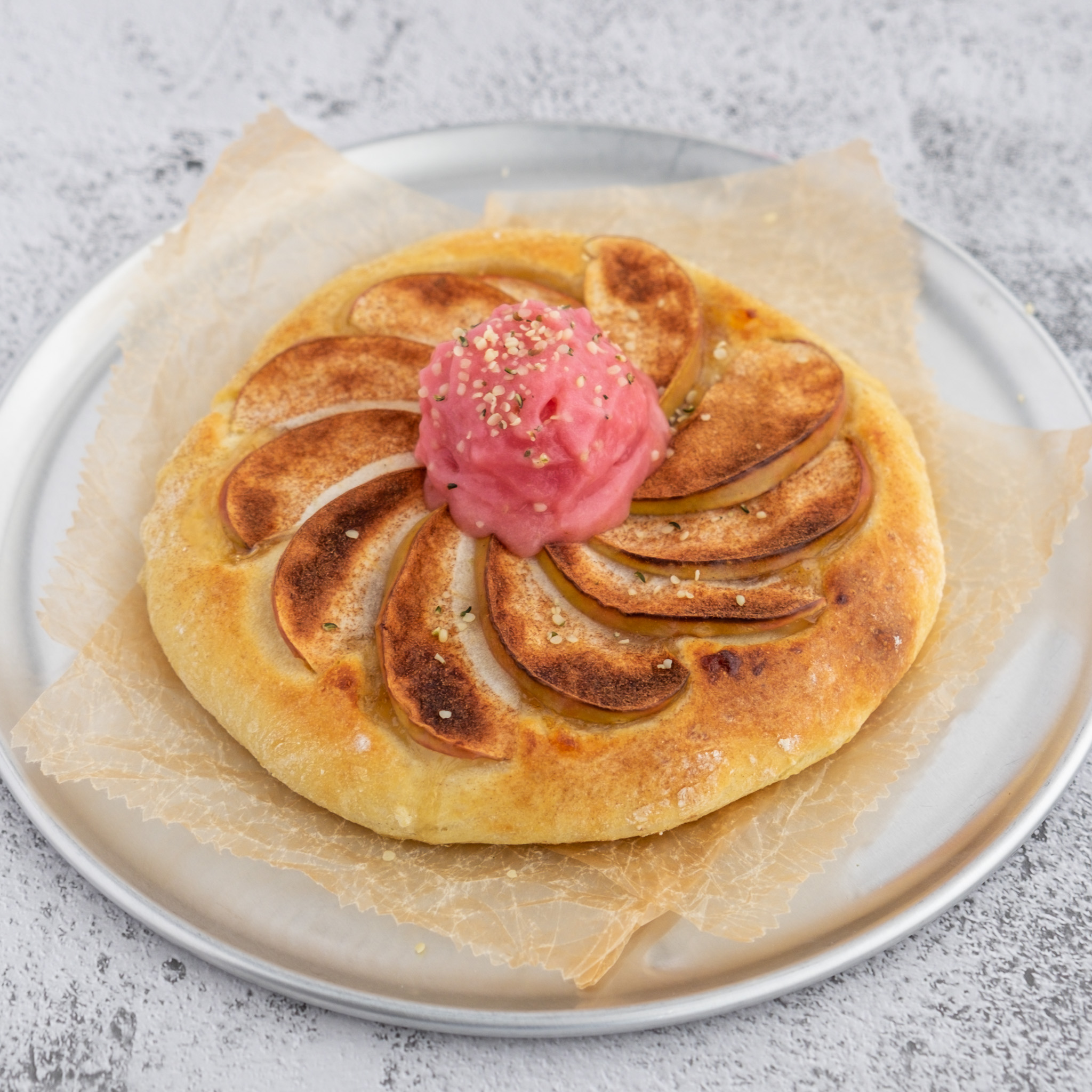 りんごのスイートピザ｜Veggit rabbit's ヴィーガン・スイーツ レシピ