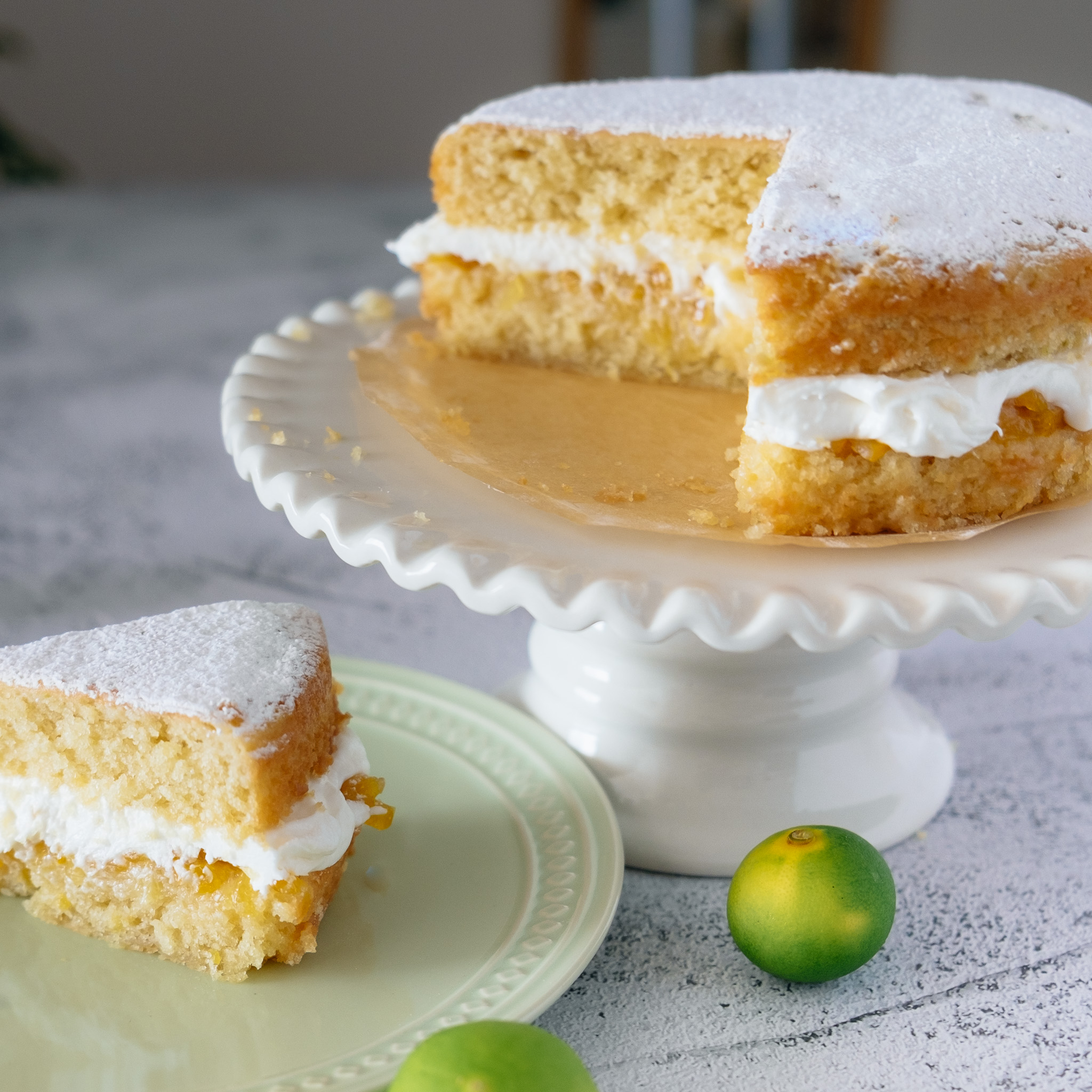 摘果みかんのヴィクトリアサンドウィッチ｜Veggit rabbit's ヴィーガン