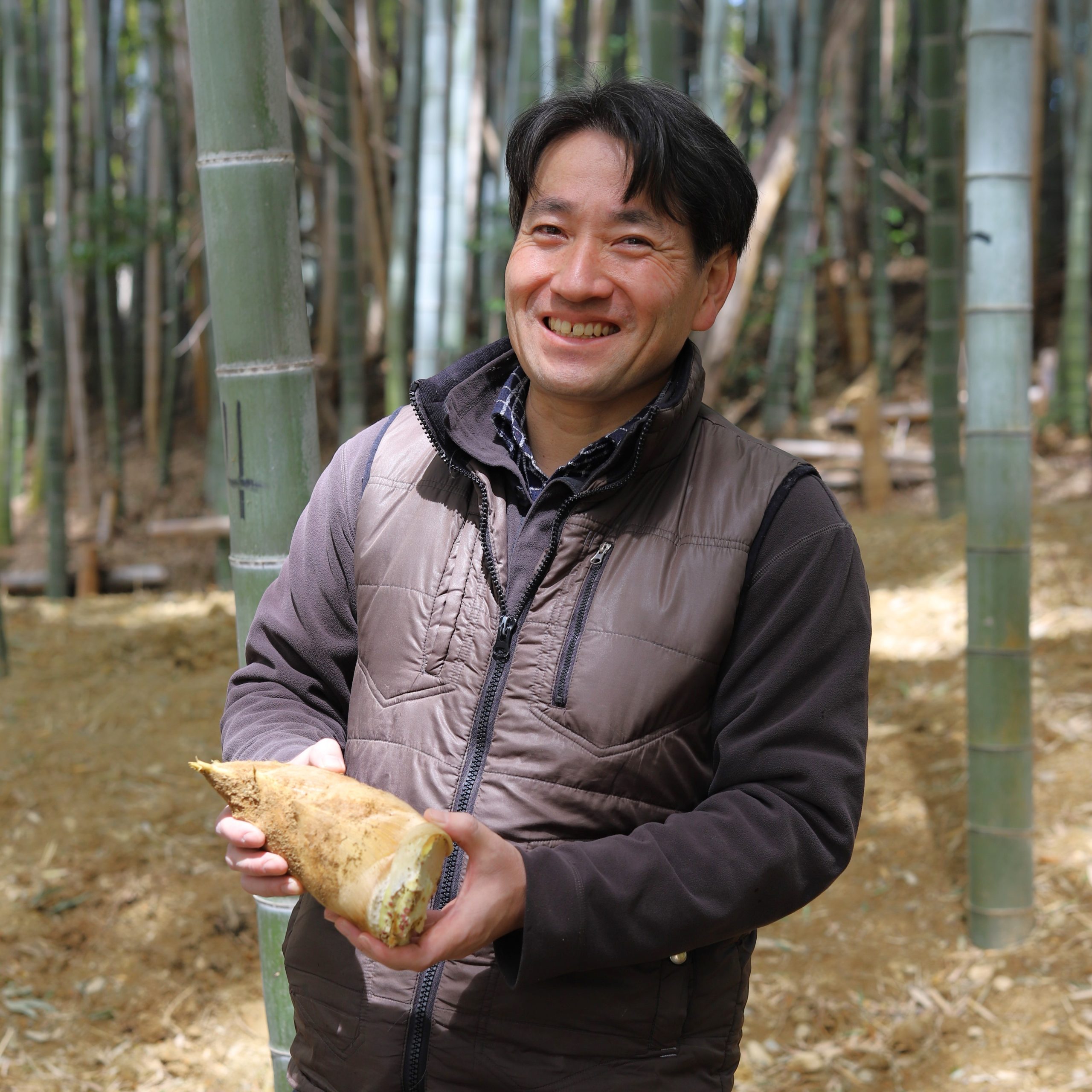 春の味覚 有機京たけのこを探しに、オーガニックファーム大八木を訪れ